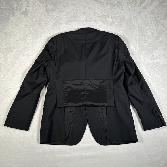 Hugo Boss Blazer Men Size 40R Black 100% Wool Made in USA The Grand Central US - Picture 6 of 14